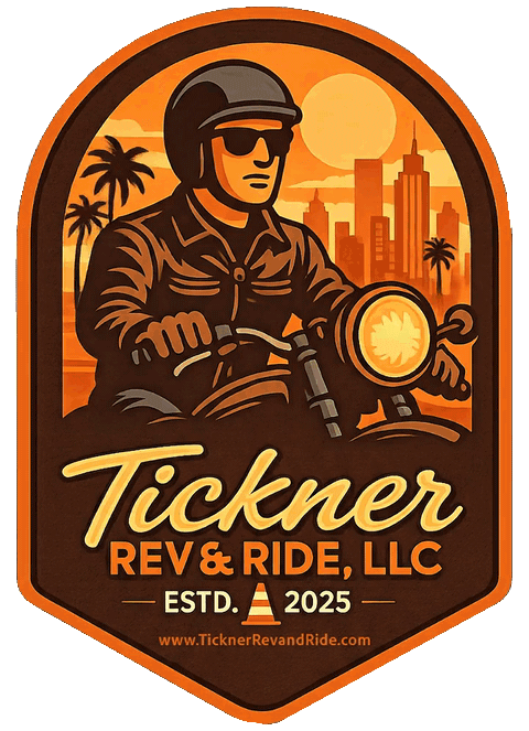 Tickner Rev & Ride, LLC. Logo